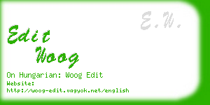 edit woog business card